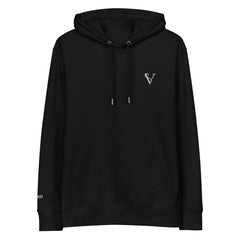 Sweat Coton Bio Signature V Brodé – Valsen – couleur Noir