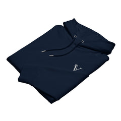 Sweat Coton Bio Signature V Brodé – Valsen – couleur French Navy