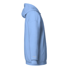 Sweat à Capuche Zippé Signature V Brodé – Valsen – couleur Bleu Clair
