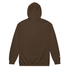 Sweat à Capuche Zippé Signature V Brodé – Valsen – couleur Dark Chocolate