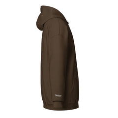 Sweat à Capuche Zippé Signature V Brodé – Valsen – couleur Dark Chocolate