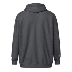 Sweat à Capuche Zippé Signature V Brodé – Valsen – couleur Gris Foncé Chiné