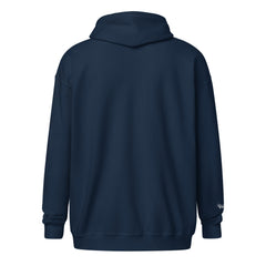 Sweat à Capuche Zippé Signature V Brodé – Valsen – couleur Bleu Marine