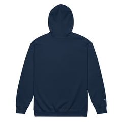 Sweat à Capuche Zippé Signature V Brodé – Valsen – couleur Bleu Marine