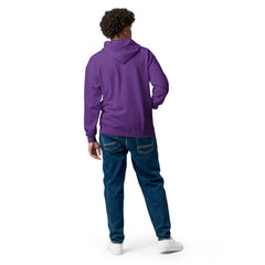 Sweat à Capuche Zippé Signature V Brodé – Valsen – couleur Violet