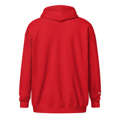 Sweat à Capuche Zippé Signature V Brodé – Valsen – couleur Rouge