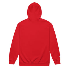 Sweat à Capuche Zippé Signature V Brodé – Valsen – couleur Rouge