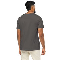 T-shirt Moyen-Épais Coton Bio Signature V Brodé – Valsen – couleur Anthracite