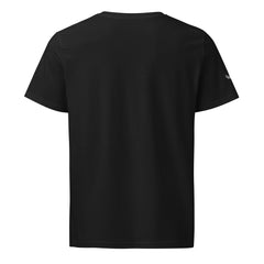 T-shirt Moyen-Épais Coton Bio Signature V Brodé – Valsen – couleur Noir