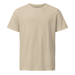 T-shirt Moyen-Épais Coton Bio Signature V Brodé – Valsen – couleur Desert Dust