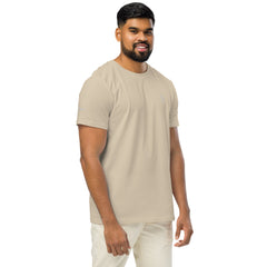 T-shirt Moyen-Épais Coton Bio Signature V Brodé – Valsen – couleur Desert Dust