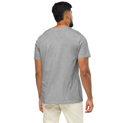 T-shirt Moyen-Épais Coton Bio Signature V Brodé – Valsen – couleur Gris Chiné