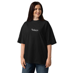 T-shirt Oversize Organique Signature V Brodé – Valsen