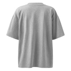 T-shirt Oversize Organique Signature V Brodé – Valsen – couleur Gris Chiné