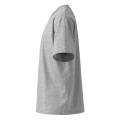 T-shirt Oversize Organique Signature V Brodé – Valsen – couleur Gris Chiné