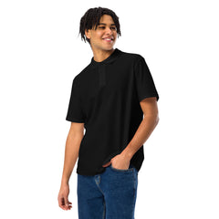 Polo Piqué Signature V Brodé – Valsen – couleur Noir