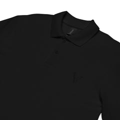 Polo Piqué Signature V Brodé – Valsen – couleur Noir