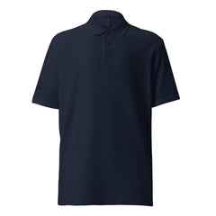 Polo Piqué Signature V Brodé – Valsen – couleur Bleu Marine