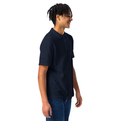 Polo Piqué Signature V Brodé – Valsen – couleur Bleu Marine