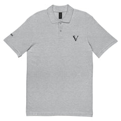 Polo Piqué Signature V Brodé – Valsen – couleur Gris Sport