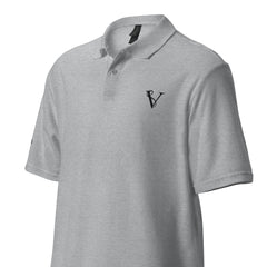 Polo Piqué Signature V Brodé – Valsen – couleur Gris Sport