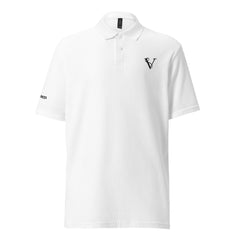 Polo Piqué Signature V Brodé – Valsen – couleur Blanc
