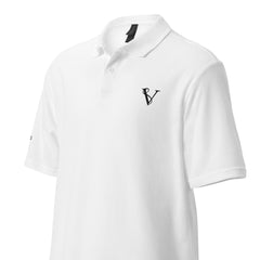 Polo Piqué Signature V Brodé – Valsen – couleur Blanc