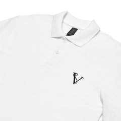 Polo Piqué Signature V Brodé – Valsen – couleur Blanc