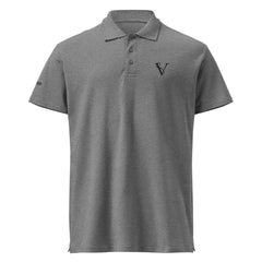 Polo Premium Signature V Brodé – Valsen – couleur Grey Melange