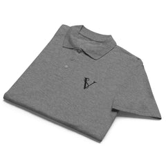 Polo Premium Signature V Brodé – Valsen – couleur Grey Melange