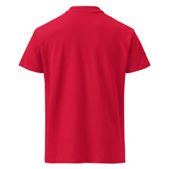 Polo Premium Signature V Brodé – Valsen – couleur Rouge