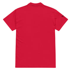 Polo Premium Signature V Brodé – Valsen – couleur Rouge