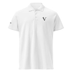 Polo Premium Signature V Brodé – Valsen – couleur Blanc