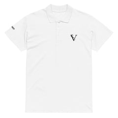 Polo Premium Signature V Brodé – Valsen – couleur Blanc