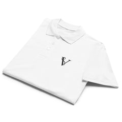 Polo Premium Signature V Brodé – Valsen – couleur Blanc