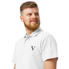 Polo Premium Signature V Brodé – Valsen – couleur Blanc
