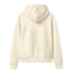 Sweat à Capuche Premium Relax Signature V Brodé – Valsen – couleur Crème