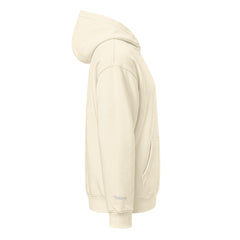 Sweat à Capuche Premium Relax Signature V Brodé – Valsen – couleur Crème