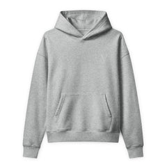 Sweat à Capuche Premium Relax Signature V Brodé – Valsen – couleur Gris Chiné