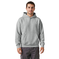 Sweat à Capuche Premium Relax Signature V Brodé – Valsen – couleur Gris Chiné