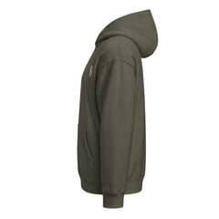 Sweat à Capuche Premium Relax Signature V Brodé – Valsen – couleur Kaki Green