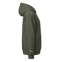 Sweat à Capuche Premium Relax Signature V Brodé – Valsen – couleur Kaki Green