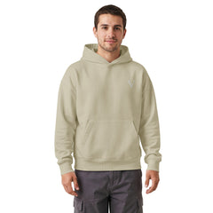 Sweat à Capuche Premium Relax Signature V Brodé – Valsen – couleur Sable