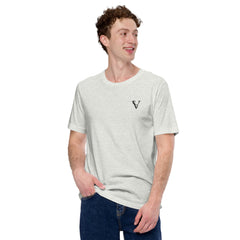 T-shirt Léger Signature V Brodé – Valsen – couleur Gris Pinchard