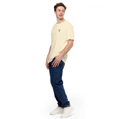 T-shirt Léger Signature V Brodé – Valsen – couleur Beige clair