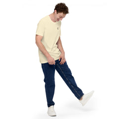 T-shirt Léger Signature V Brodé – Valsen – couleur Beige clair
