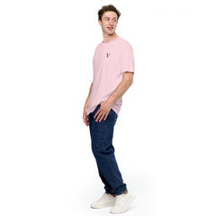 T-shirt Léger Signature V Brodé – Valsen – couleur Soft Pink