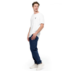 T-shirt Léger Signature V Brodé – Valsen – couleur Blanc