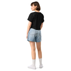 Crop-Top Signature V Brodé – Valsen – couleur Noir