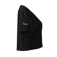 Crop-Top Signature V Brodé – Valsen – couleur Noir